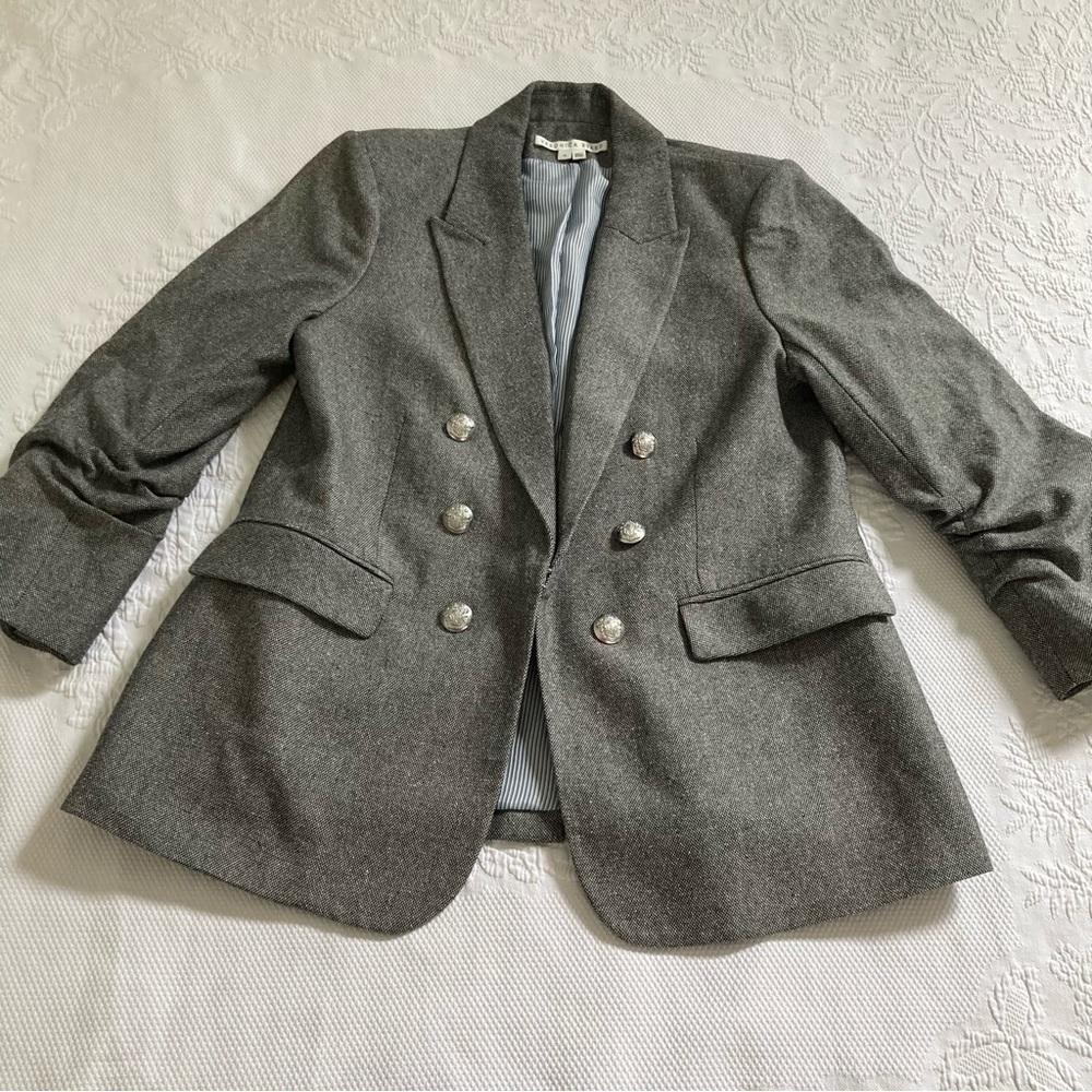 Veronica Beard Beacon gray Dickey jacket blazer size 16
